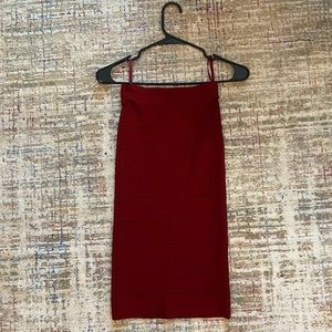 Bcbgmaxazria bodycon midi pencil skirt
